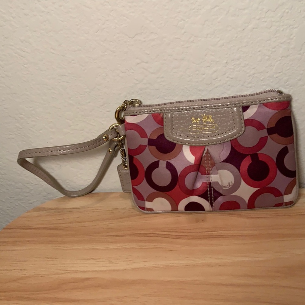 Coach Wristlet with logo
